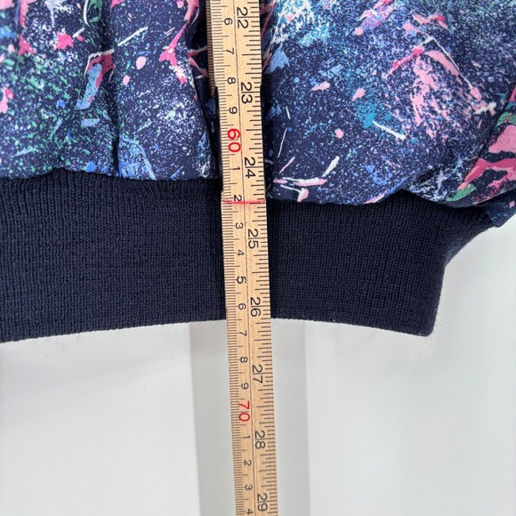 Vtg Sunderland of Scotland Weatherbeater Print Pullover Sz L Windbreaker Blue - Picture 10 of 11